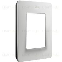 Рамка Simon 82 Detail Original, 1 пост (белая с чёрным основанием) 8200610-200 8200610-200