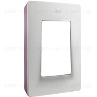 Рамка Simon 82 Detail Original, 1 пост (белая с основанием розовая пастель) 8200610-203 8200610-203