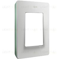 Рамка Simon 82 Detail Original, 1 пост (белая с основанием аквамарин) 8200610-202 8200610-202