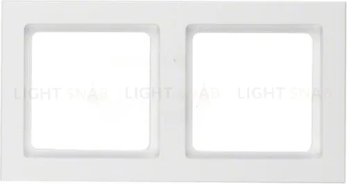 Рамка двойная Berker Q.3 полярная белизна с эффектом бархата 10126099 10126099