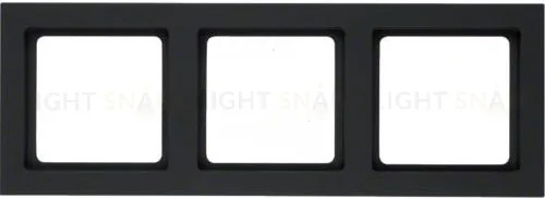 Рамка тройная Berker Q.3 антрацит с эффектом бархата 10136096 10136096