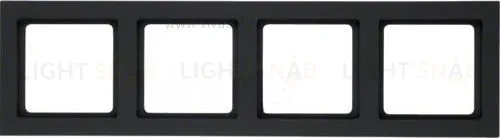 Рамка четверная Berker Q.3 антрацит с эффектом бархата 10146096 10146096