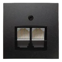 Розетка телефонная двойная Berker RJ11 EPUAE8-8UPO+14091606 EPUAE8-8UPO + 14091606