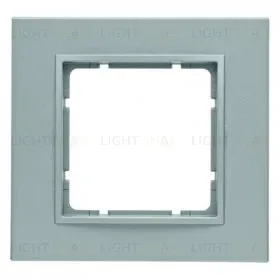 Рамка одинарная Berker B.7 пластик алюминий 10116424 10116424