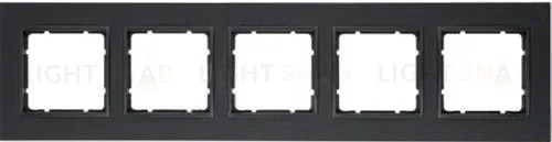 Рамка пятерная Berker B.7 пластик антрацит 10156626 10156626