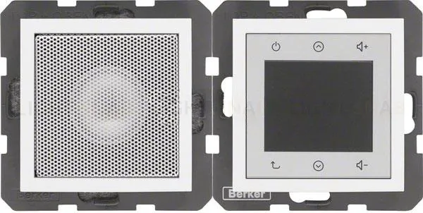 Радио Berker Touch c динамиком, белый глянцевый 28808989 28808989