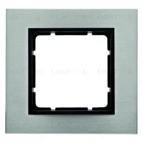 Рамка одинарная Berker B.7 металл нержавеющая сталь, антрацит 10113606 10113606