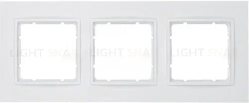 Рамка тройная Berker B.7 полярная белизна матовый 10136919 10136919