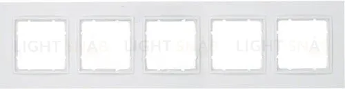 Рамка пятерная Berker B.7 полярная белизна матовый 10156919 10156919