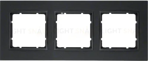 Рамка тройная Berker B.7 пластик антрацит 10136626 10136626
