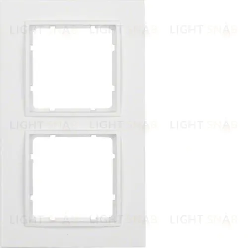 Рамка двойная Berker B.7 полярная белизна матовый 10126919 10126919