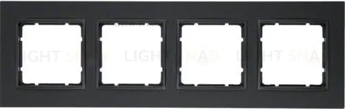 Рамка четверная Berker B.7 пластик антрацит 10146626 10146626