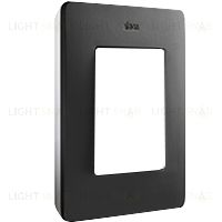 Рамка Simon 82 Detail Air, 1 пост (графит с белым основанием) 8200610-038 8200610-038