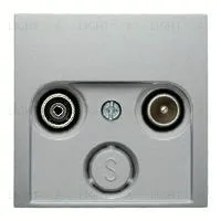 Телевизионная розетка проходная Berker TV-FM S2900-10+12031404 S2900-10 + 12031404