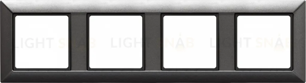 Рамка четверная Jung Eco Profi антрацит EP484AN EP484AN