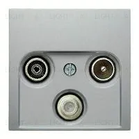 Телевизионная розетка оконечная Berker TV-SAT-FM 12031404+S4100 12031404 + S4100