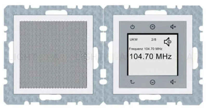 Радио Berker Touch c динамиком, белый матовый 28809909 28809909