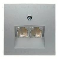Розетка телефонная двойная Berker RJ11 EPUAE8-8UPO+14091404 EPUAE8-8UPO + 14091404