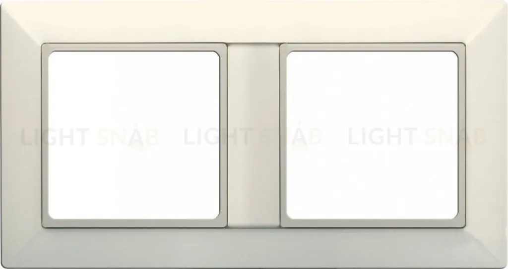 Рамка двойная Jung Eco Profi, слоновая кость EP482 EP482