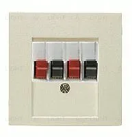 Акустическая розетка двойная Berker 110910+10338912 110910 + 10338912