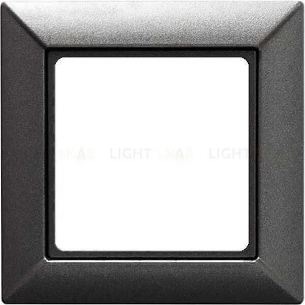 Рамка одинарная Jung Eco Profi антрацит EP481AN EP481AN