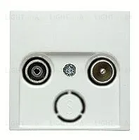 Телевизионная розетка оконечная Berker TV-FM S2900+12031909 S2900 + 12031909