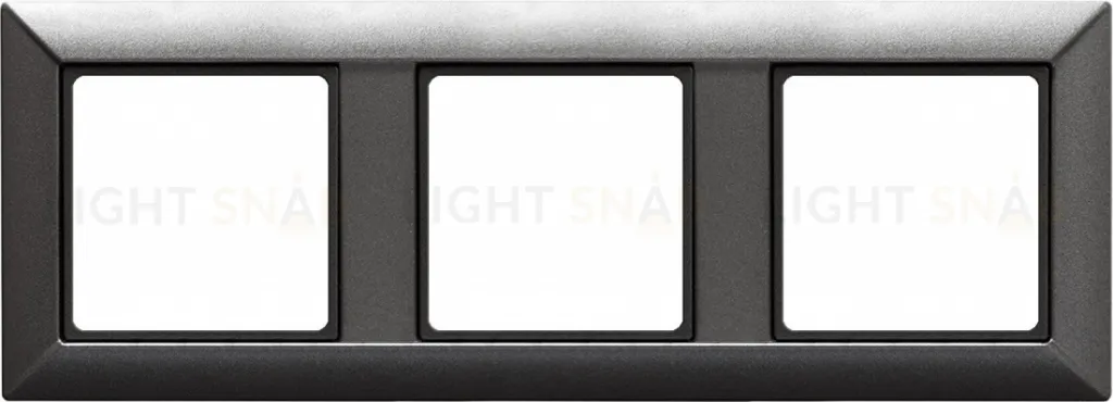 Рамка тройная Jung Eco Profi антрацит EP483AN EP483AN