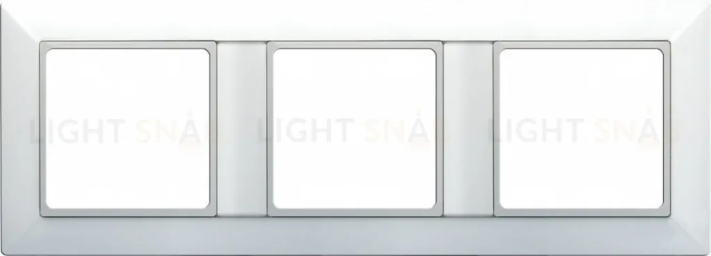 Рамка тройная Jung Eco Profi, белая EP483WW EP483WW