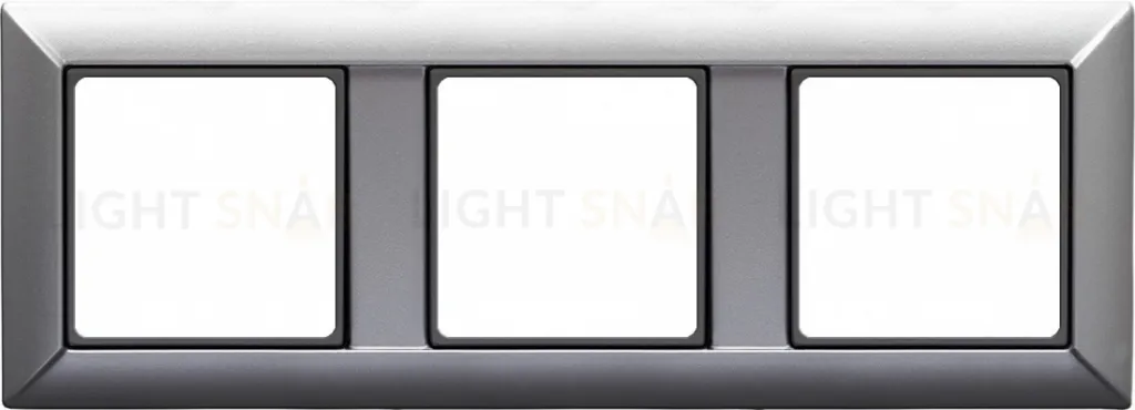 Рамка тройная Jung Eco Profi алюминий EP483AL EP483AL