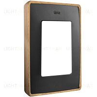 Рамка Simon 82 Detail Натуральное дерево, 1 пост (графит с деревянным основанием) 8201610-271 8201610-271