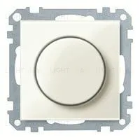 Светорегулятор поворотно-нажимной Merten 40-400 Вт. для ламп накаливания и галог. MTN5131-0000+MTN5250-0344 MTN5131-0000 + MTN5250-0344