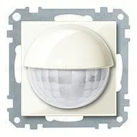 Датчик движения Merten, 40-300Вт, двухпроводное подключение, высота монтажа 2,2м MTN576799+MTN568844 MTN576799 + MTN568844