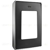 Рамка Simon 82 Detail Металл, 1 пост (графит с основанием хром) 8201610-241 8201610-241