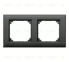 Рамка двойная Merten M-Plan антрацит MTN486214 MTN486214