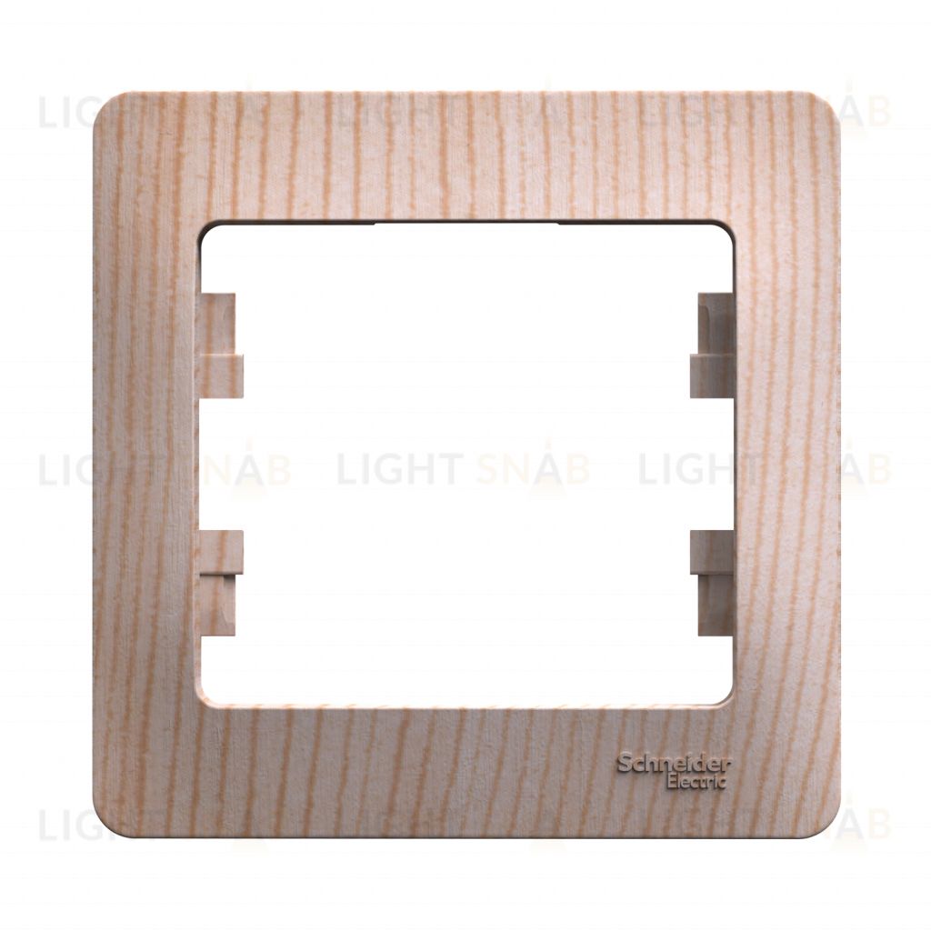 Рамка 1-ая Schneider Glossa сосна GSL001501 GSL001501