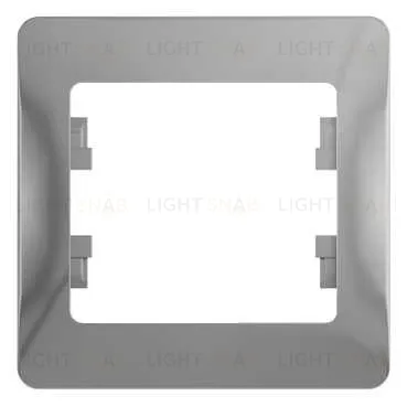 Рамка 1-ая Schneider Glossa алюминий пластик GSL000301 GSL000301