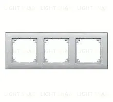 Рамка тройная Merten M-Plan алюминий MTN486360 MTN486360