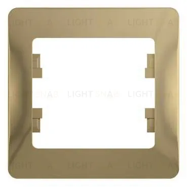 Рамка 1-ая Schneider Glossa титан пластик GSL000401 GSL000401