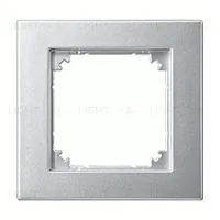 Рамка одинарная Merten M-Plan алюминий MTN486160 MTN486160