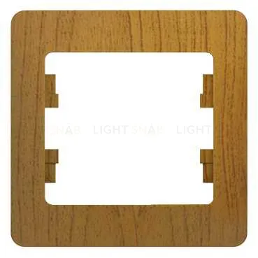 Рамка 1-ая Schneider Glossa дуб пластик GSL000501 GSL000501