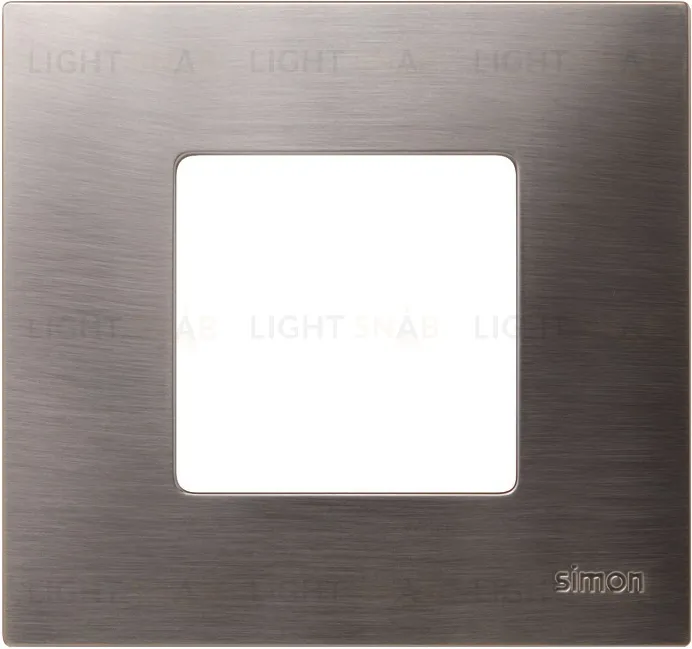 Рамка-декор 1 постовая Simon 27 Play титан 2700617-041 2700617-041
