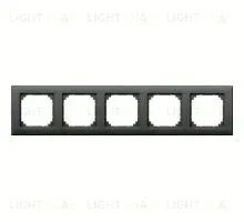 Рамка пятерная Merten M-Plan антрацит MTN486514 MTN486514