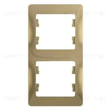 Рамка 2-ая Schneider Glossa для вертикальной установки титан пластик GSL000406 GSL000406