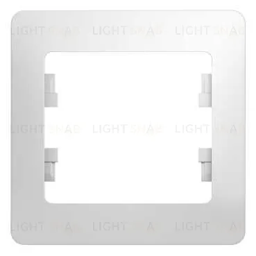 Рамка 1-ая Schneider Glossa белый пластик GSL000101 GSL000101