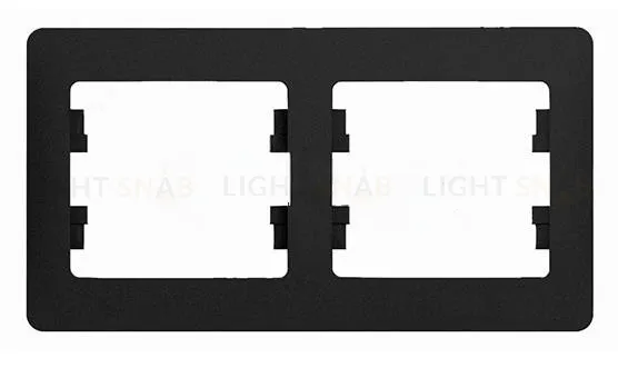 Рамка двойная Schneider Glossa антрацит GSL000702 GSL000702