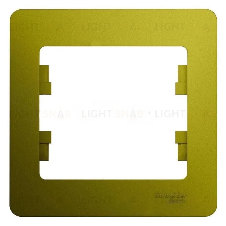 Рамка одинарная Schneider Glossa фисташковый GSL001001 GSL001001