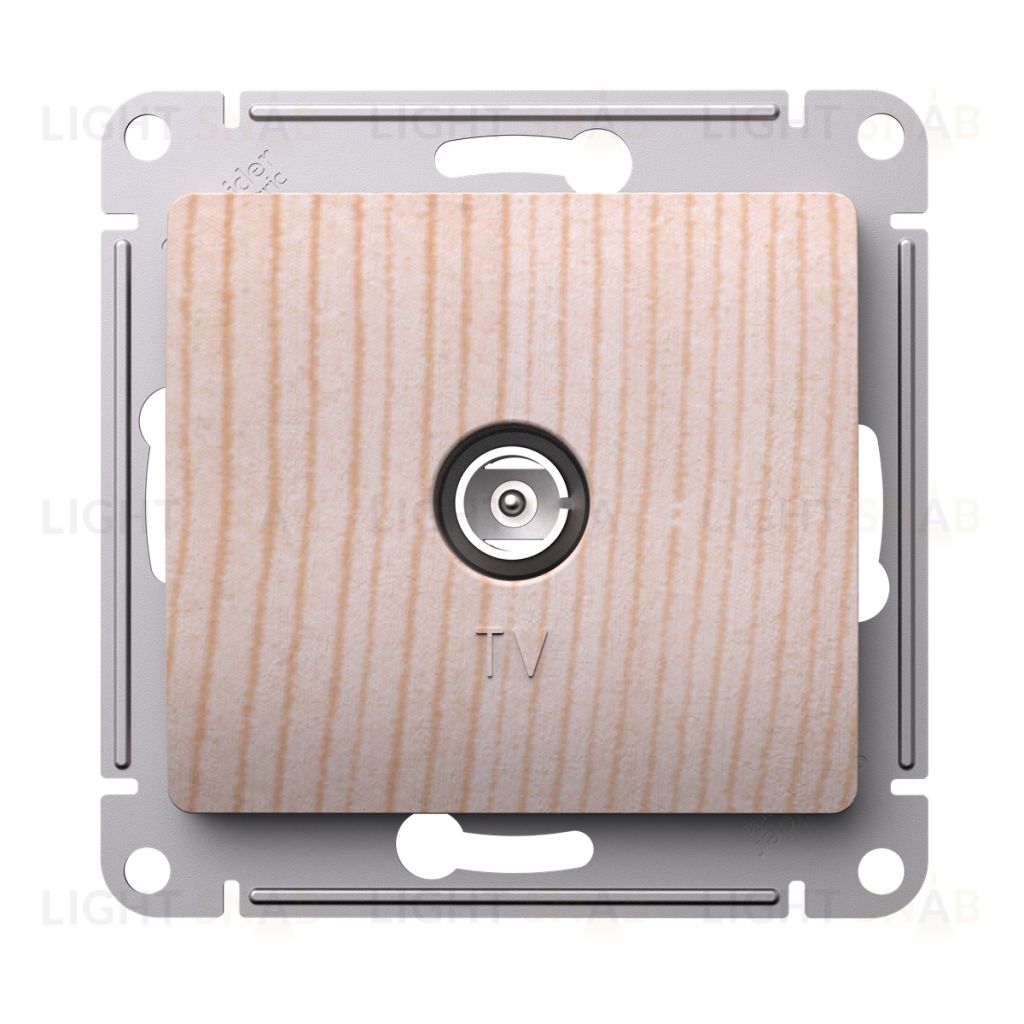 Розетка телевизионная Schneider Electric Glossa сосна GSL001593 GSL001593