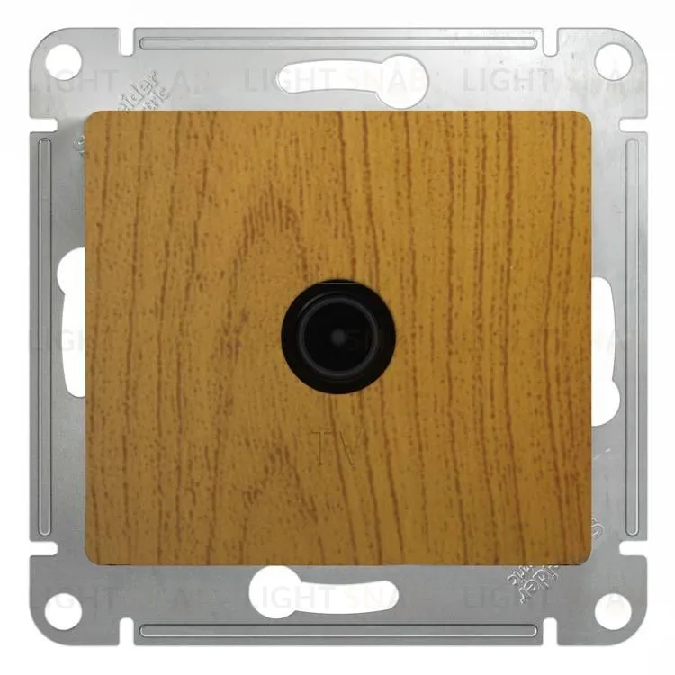 Розетка телевизионная Schneider Electric Glossa дуб GSL000591 GSL000591