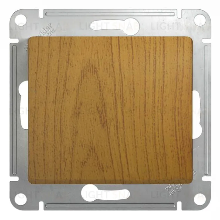 Выключатель одноклавишный Schneider Electric Glossa дуб GSL000511 GSL000511