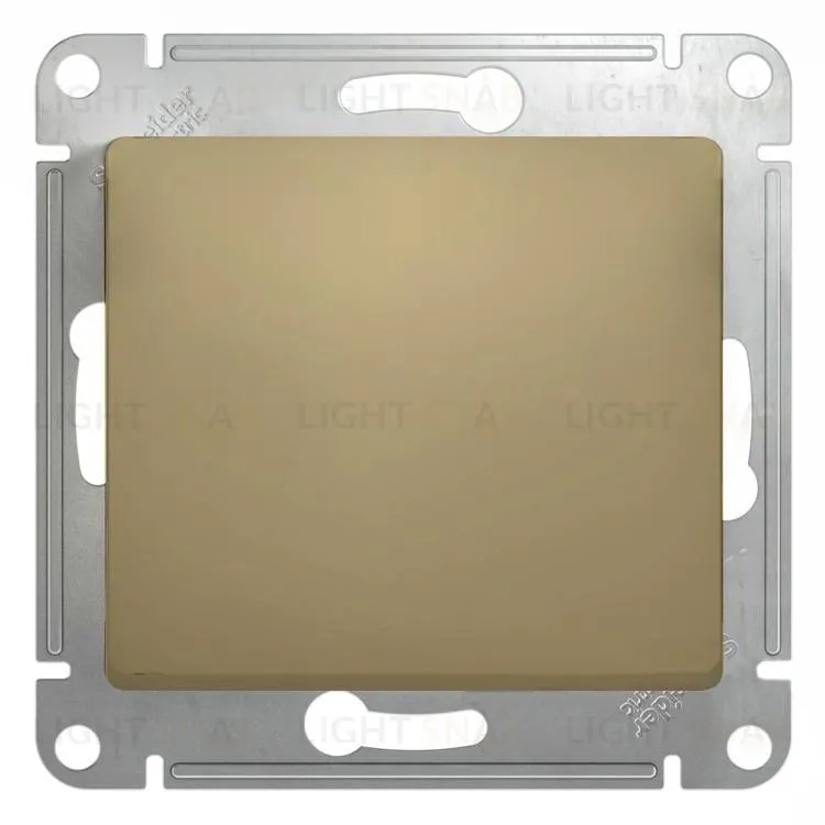 Выключатель одноклавишный Schneider Electric Glossa титан GSL000411 GSL000411